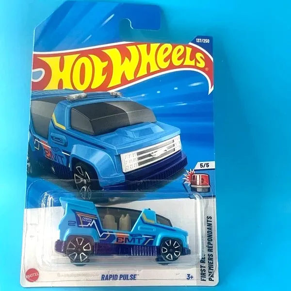 Hot_Wheels_1:64_Scale_RAPID_PULSE_HW_First_Response_5/5_Blue_137/250
