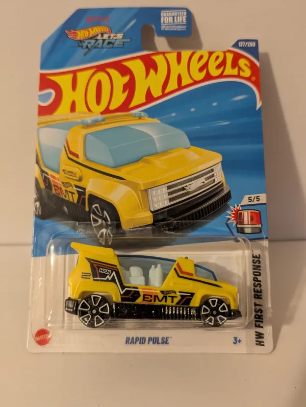 Hot_Wheels_1:64_Scale_RAPID_PULSE_HW_First_Response_5/5_YELLOW_137/250_(IMPORTED)