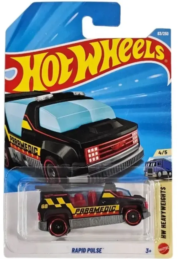 Hot_Wheels_1:64_Scale_RAPID_PULSE_HW_HEAVY_WEIGHTS_4/5_BLACK_83/250