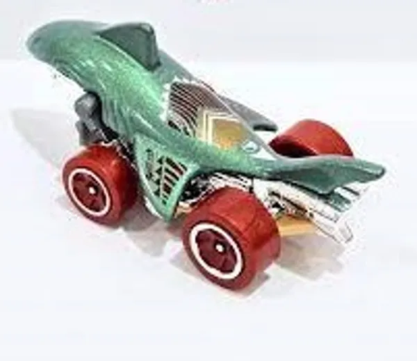 Hot_Wheels_1:64_Scale_SHARK_BITE_Experimotors_10/10_Green_229/250_Treasure_Hunt