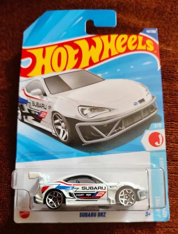 Hot_Wheels_1:64_Scale_SUBARU_BRZ_J-Import_3/5_White_48/250