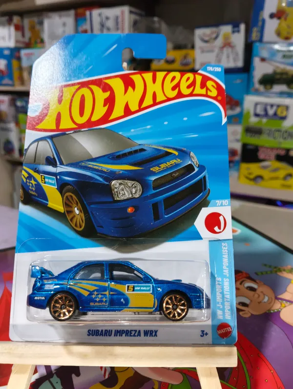 Hot_Wheels_1:64_Scale_SUBARU_IMPREZA_WRX_HW_J-IMPORTS_7/10_BLUE_176/250