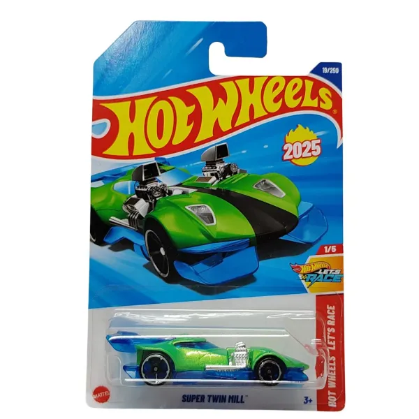 Hot_Wheels_1:64_Scale_SUPER_TWIN_MILL_HW_LET'S_RACE_1/5_GREEN_19/250