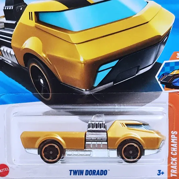 Hot_Wheels_1:64_Scale_TWIN_DORADO_Track_Champs_3/5_Golden_228/250