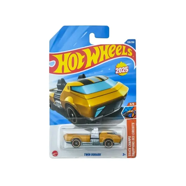 Hot_Wheels_1:64_Scale_TWIN_DORADO_Track_Champs_3/5_Golden_228/250