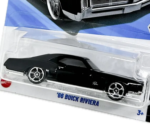 Hot_Wheels_1:64_Scale_'66_BUICK_RIVIERA_HW_Modified_2/5_Black_50/250