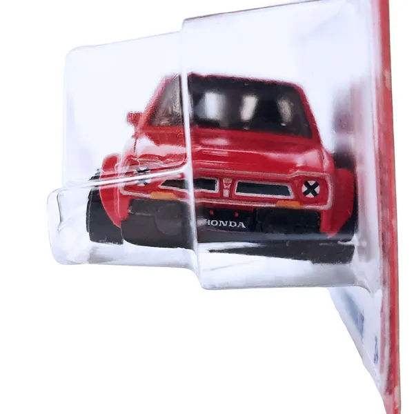 Hot_Wheels_1:64_Scale_'73_HONDA_CIVIC_CUSTOM_/_PERSONNALISE_Then_And_Now_9/10_Red_231/250