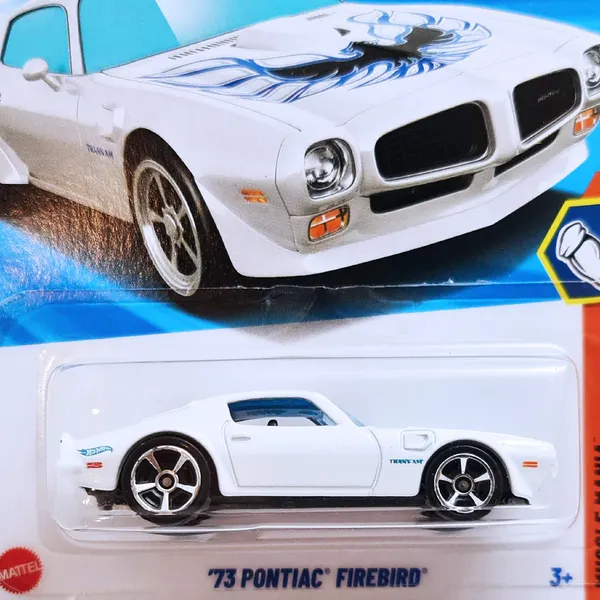 Hot_Wheels_1:64_Scale_'73_PONTIAC_FIREBIRD_Muscle_Mania_8/10_White_230/250
