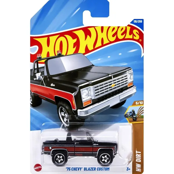 Hot_Wheels_1:64_Scale_'75_CHEVY_BLAZER_CUSTOM_HW_Dirt_5/10_BLACK_115/250_(IMPORTED)