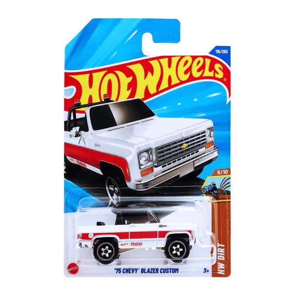 Hot_Wheels_1:64_Scale_'75_CHEVY_BLAZER_CUSTOM_HW_Dirt_5/10_WHITE_115/250