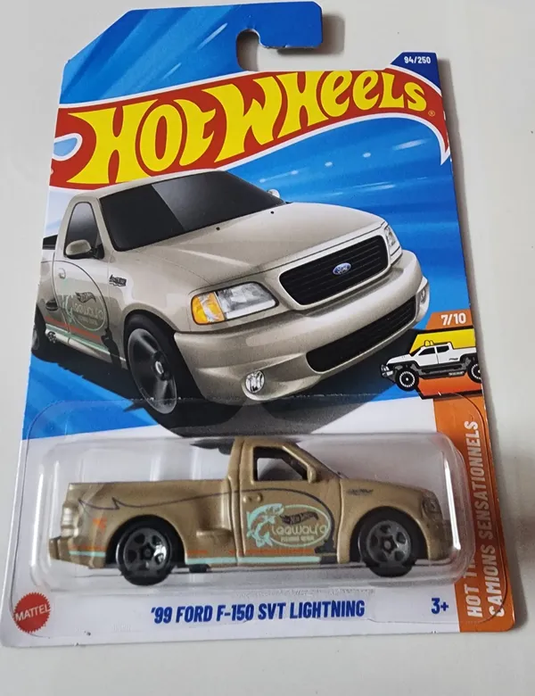 Hot_Wheels_1:64_Scale_'99_FORD_F-150_SVT_LIGHTNING_Hot_Trucks_7/10_Gray_94/250