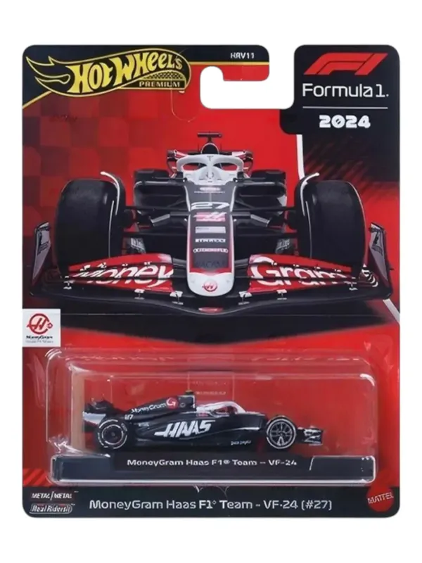 TOYRUSH Hotwheels Premium 2025 MoneyGram Haas F1® Team - VF-24