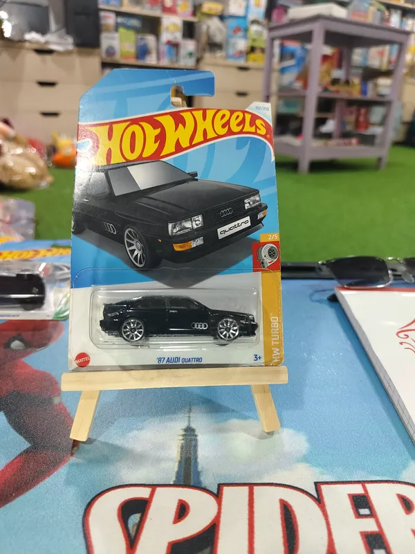 Hotwheels_1:64_Scale_87_AUDI_QUATTRO_HW_TURBO_2/5_BLACK_102/250