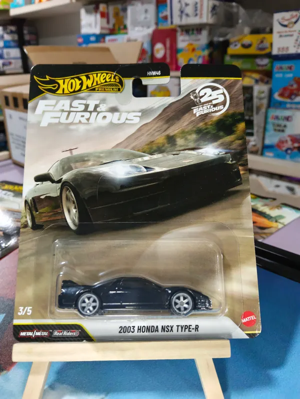 Hotwheels_Premium_1:64_Scale_2003_HONDA_NSX_TYPE_R_FAST_5_JHW75_3/5_BLACK