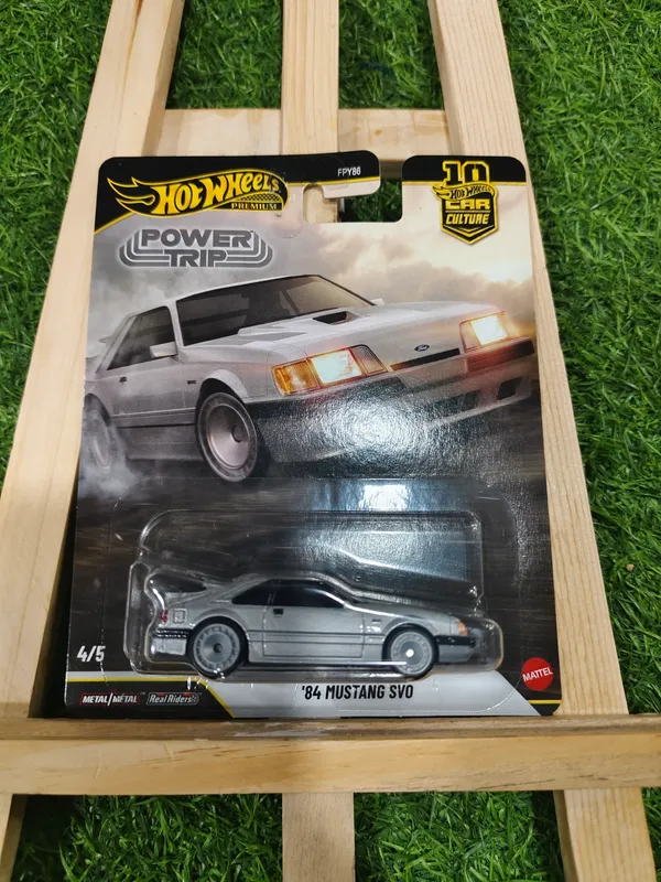Hotwheels_Premium_1:64_Scale_84_MUSTANG_SVO_CAR_CULTURE_2026_POWER_TRIP_4/5_JKF31_GRAY