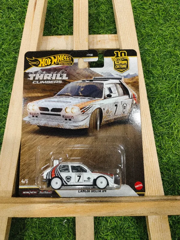 Hotwheels_Premium_1:64_Scale_LANCIA_DELTA_S4_CAR_CULTURE_2026_THRILL_CLIMBER_4/5_JKF01_YELLOW