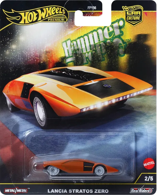 Hotwheels_Premium_1:64_Scale_LANCIA_STRATOS_ZERO_CAR_CULTURE_2025_HAMMER_DROPS_2/5_HRV77