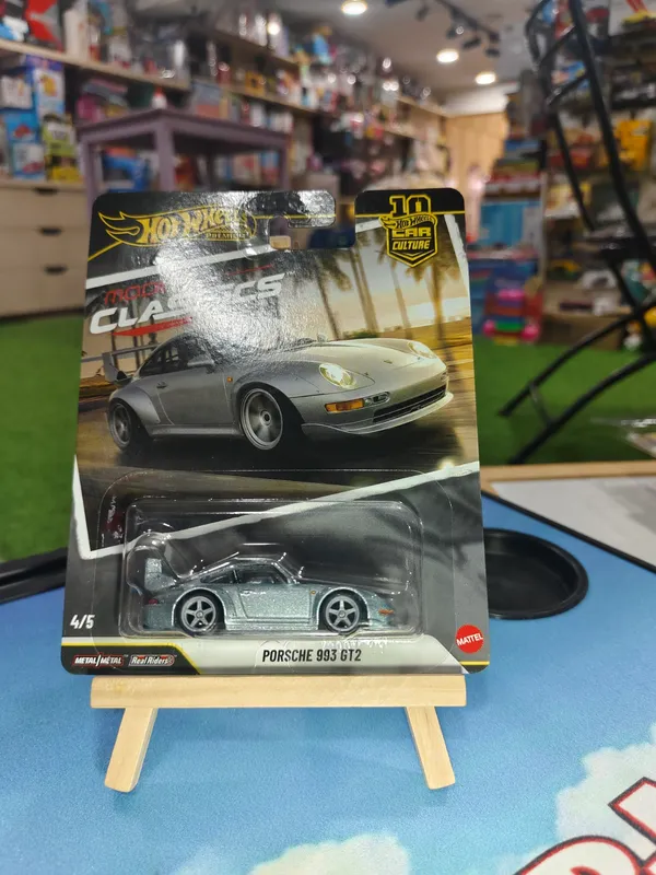Hotwheels_Premium_1:64_Scale_PORSCHE_993_GT2_CAR_CULTURE_2026_MODERN_CLASSICS_4/5_JKF16_SILVER