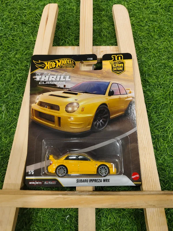 Hotwheels_Premium_1:64_Scale_SUBARU_IMPREZA_WRX_CAR_CULTURE_2026_THRILL_CLIMBER_1/5_JKF21_YELLOW