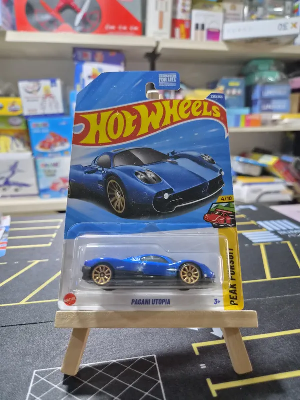 Hot_Wheels_1:64_Scale_PAGANI_UTOPIA_Peak_Pursuit_4/10_Blue_225/250_(USA_IMPORTED)