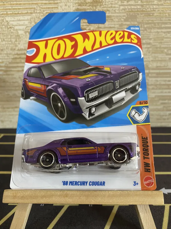 Hot_Wheels_1:64_Scale_68_MERCURY_COUGAR_HW_TORQUE_6/10_BLUE_231/250