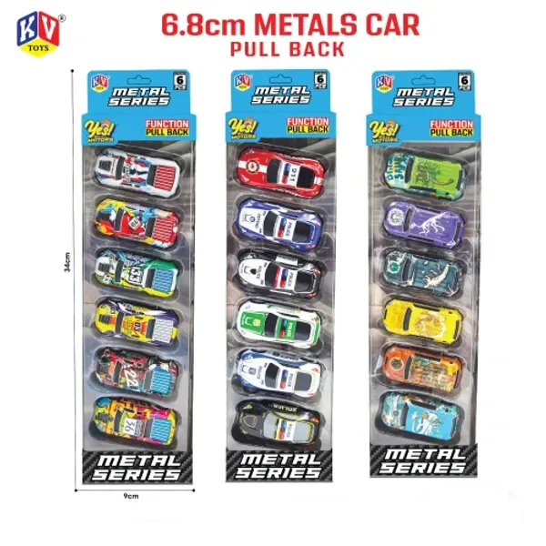 KV_Toys_Die_Cast_Super_Racing_Mini_Cars_6PCs