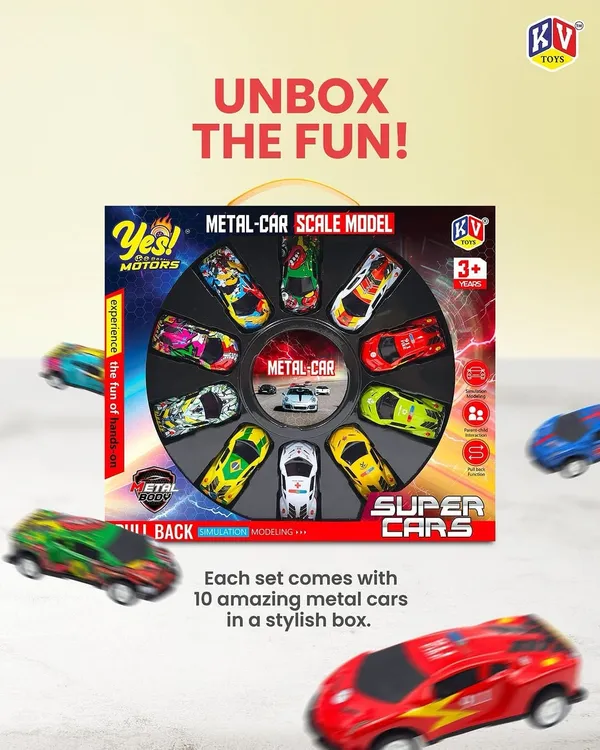 KV_Toys_Yes!_Motors_Metal_Super_Cars_10_Pcs_Set