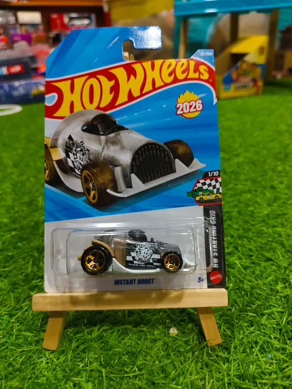 Hot_Wheels_1:64_Scale_INSTANT_BOOST_HW_STARTING_GRID_1/10_GRAY_22/250