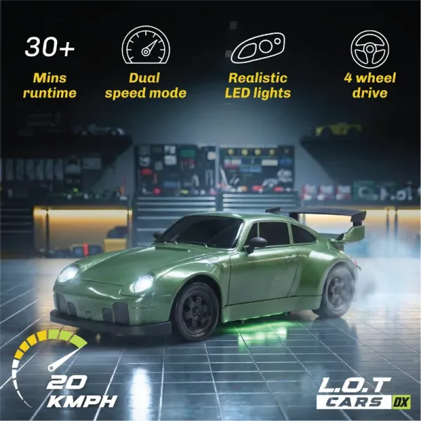 L.O.T_Cars_Flare_2.0_-_RC_Drift_Car_Burnout_Green
