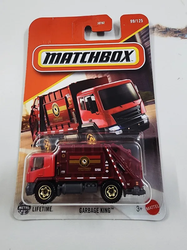 MATCHBOX__Garbage_King_99/125_RED