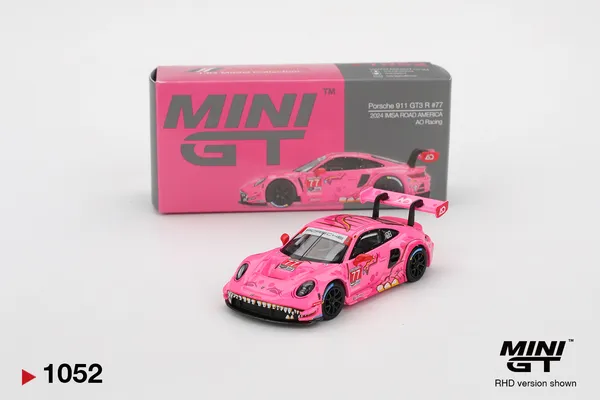 TOYRUSH MINI GT 1:64 Porsche 911 GT3 R #77 AO Racing 2024 IMSA