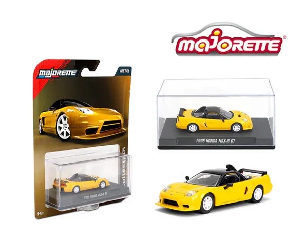 Majorette_1:64_Premium_Diecast_Model_Car_Collector_Edition_–_1995_Honda_NSX-R_GT_Yellow