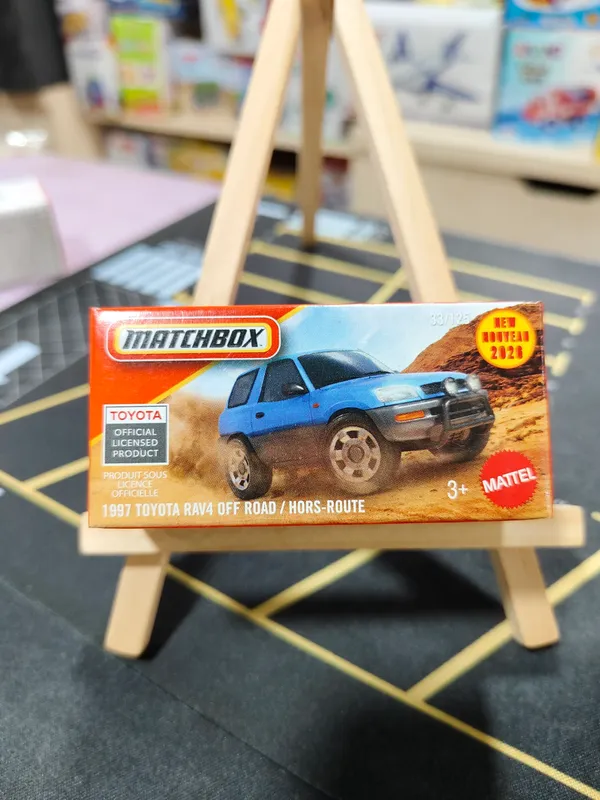 Matchbox_1997_TOYOTA_RAV4_OFF_ROAD_(2026_Release)_BLUE_33/125_Official_Licensed_Product_Die-Cast_Car