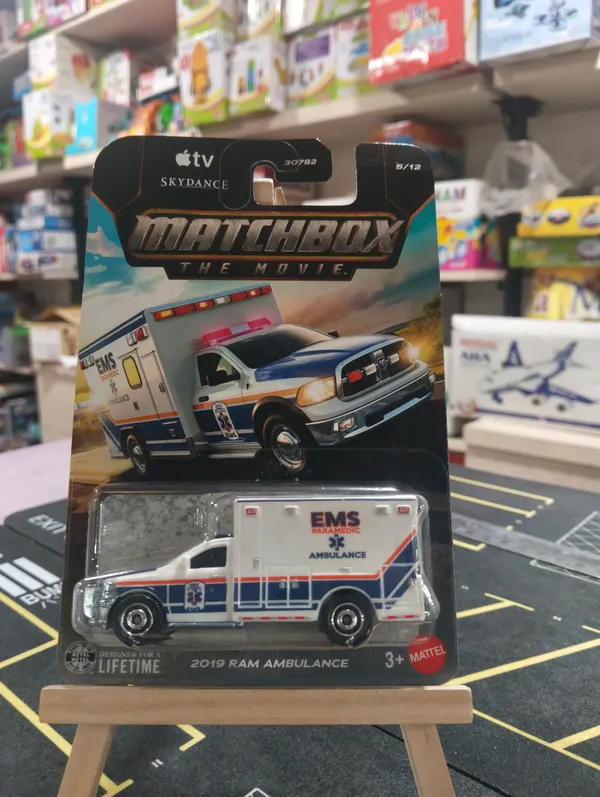 Matchbox_1:64_Scale_2019_RAM_AMBULANCE_(2026_Release)_Matchbox_the_Movie_APPLE_TV_SKYDANCE__5/12_WHITE