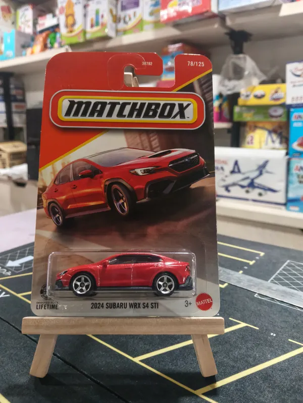 Matchbox_1:64_Scale_2024_SUBARU_WRX_S4_STI_78/125_RED