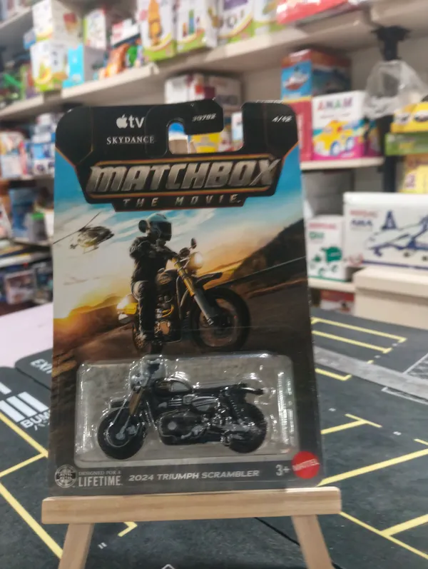 Matchbox_1:64_Scale_2024_TRIUMPH_SCRAMBLER_(2026_Release)_Matchbox_the_Movie_APPLE_TV_SKYDANCE__4/12_BLACK