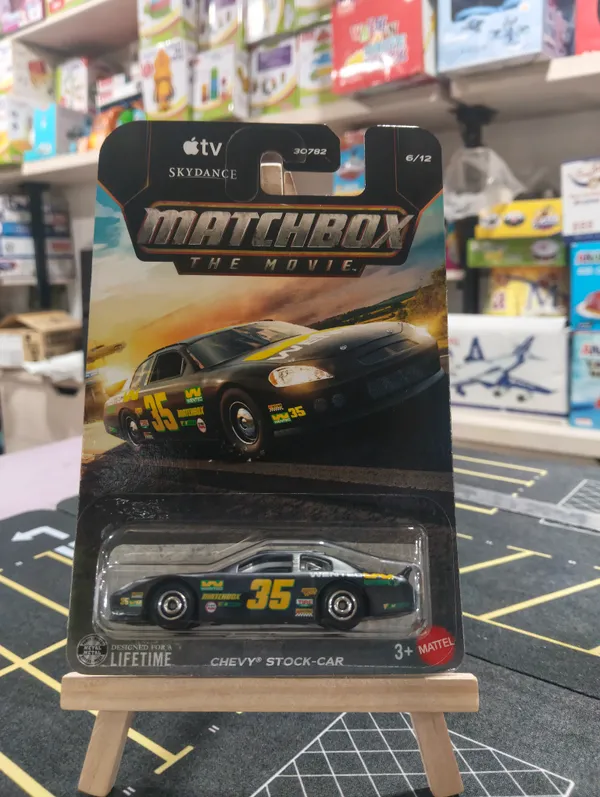 Matchbox_1:64_Scale_CHEVY_STOCK_CAR_(2026_Release)_Matchbox_the_Movie_APPLE_TV_SKYDANCE__6/12_BLACK
