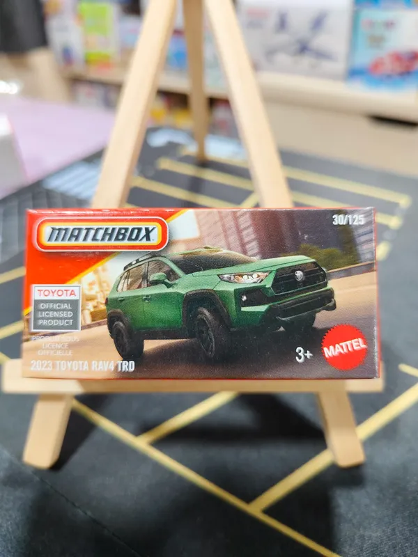 Matchbox_2023_TOYOTA_RAV4_TRD_GREEN_30/125_Official_Licensed_Product_Die-Cast_Car