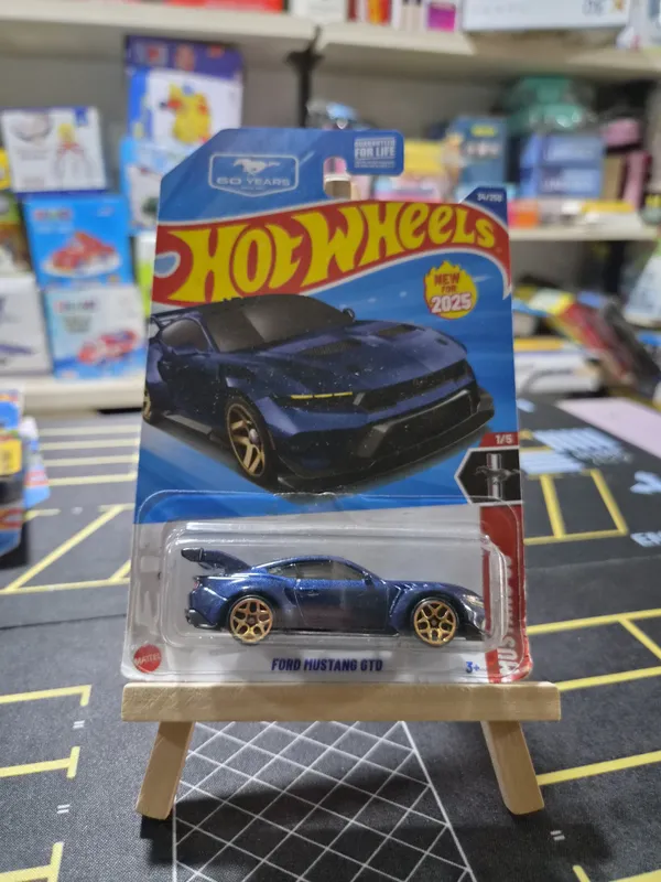 Hot_Wheels_1:64_Scale_FORD_MUSTANG_GTD_MUSTANG_60_1/5_BLUE_34/250__(USA_IMPORTED)