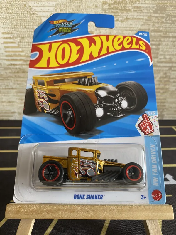 Hot_Wheels_1:64_Scale_BONE_SHAKER_HW_FAN_DRIVEN_5/5_GOLDEN_139/250