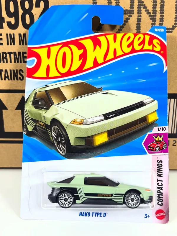 Hot_Wheels_1:64_Scale_HAKO_TYPE_D_COMPACT_KING_GREEN_4/5_78/250