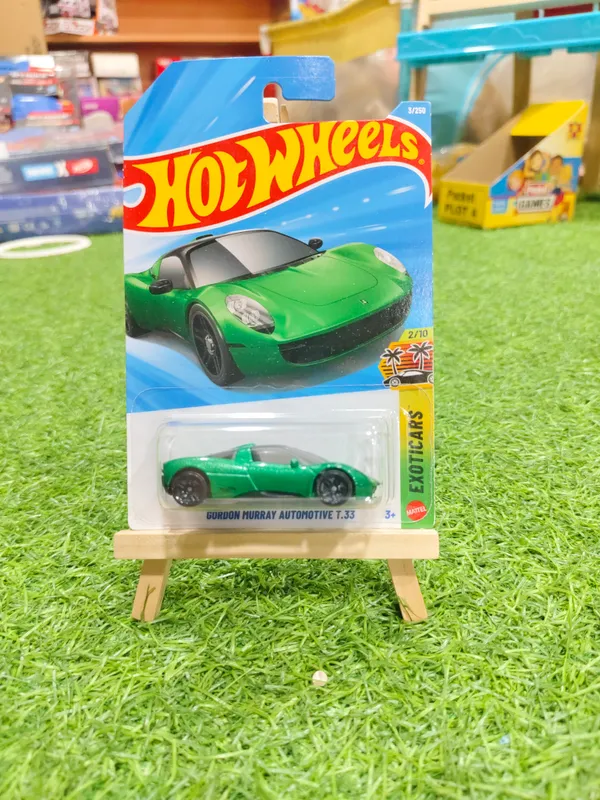Hot_Wheels_1:64_Scale_GORDON_MURRAY_AUTOMOTIVE_T.33_EXOTICARS_2/10_GREEN_3/250