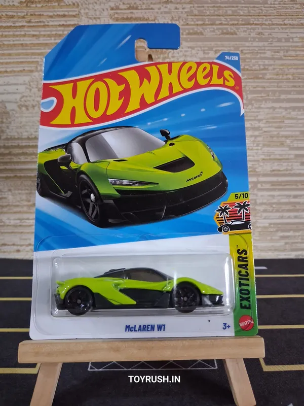 Hot_Wheels_1:64_Scale_McLAREN_W1_EXOTICARS_5/10_GREEN_74/250