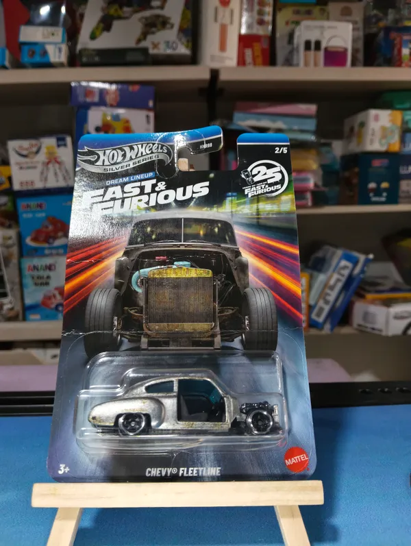 Hotwheels_1:64_Silver_Series_FAST_&_FURIOUS_DREAM_LINEUP_CHEVY_FLEETLINE_2/5_JKX11_SILVER_(IMPORTED)