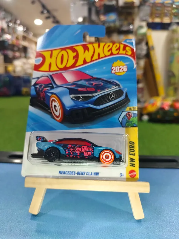 Hot_Wheels_1:64_Scale_MERCEDES_BENZ_CLA_HW_HW_EURO_9/10_BLUE_181/250
