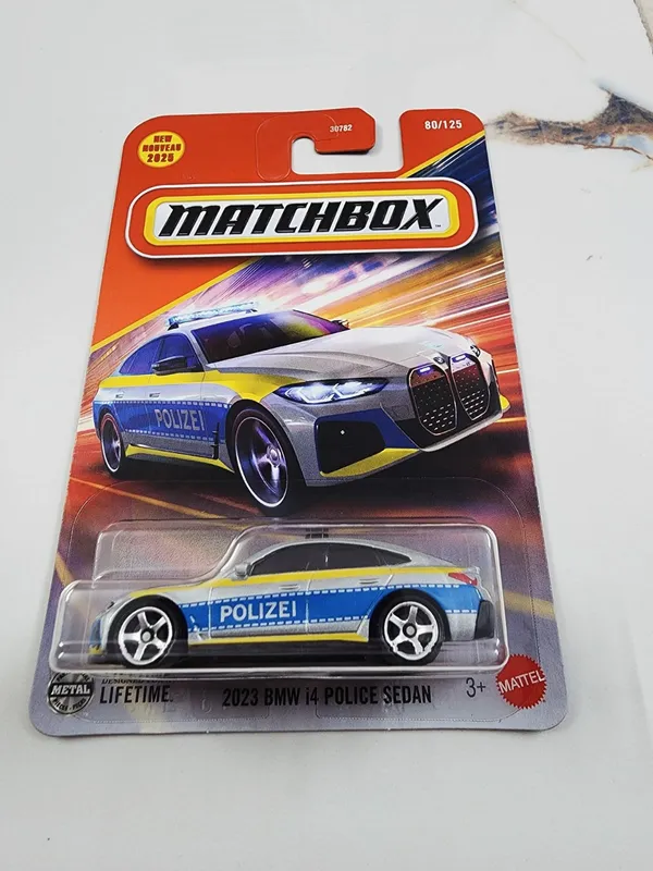 MATCHBOX_2023_BMW_i4_Police_Sedan__BMW_80/125_BLUE