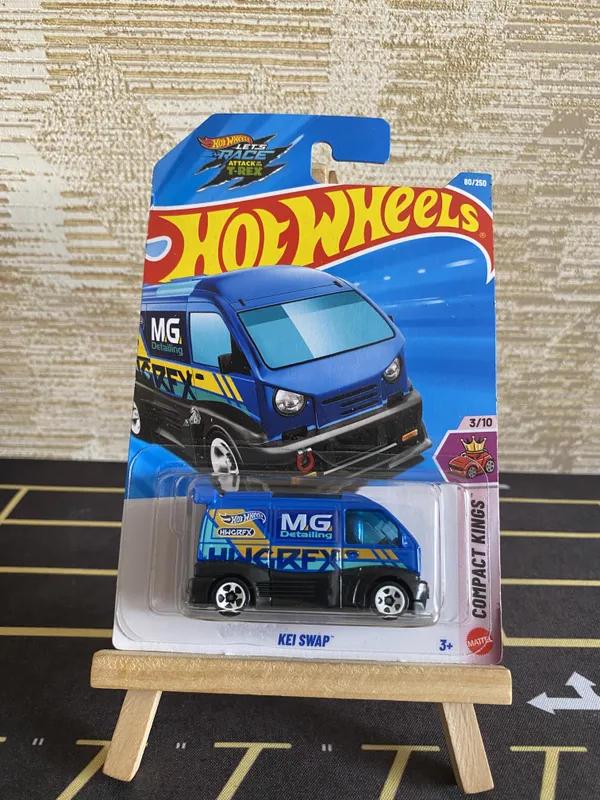Hot_Wheels_1:64_Scale_KEI_SWAP_COMPACT_KING_3/10_BLUE_80/250
