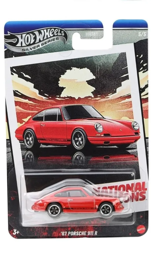 HotWheels_1:64_Scale_SILVER_SERIES_NATIONAL_ICONS_'67_PORSCHE_911_R_5/5