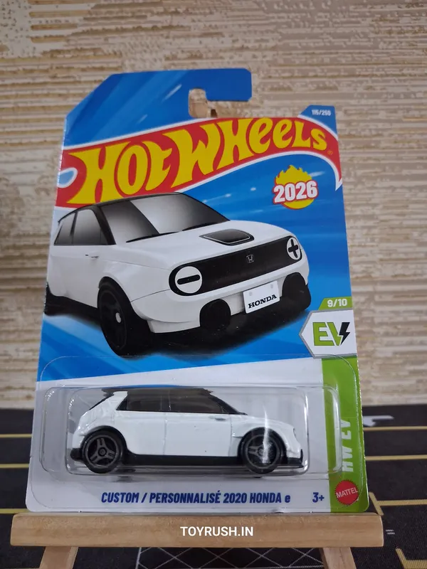 Hot_Wheels_1:64_Scale_CUSTOM_2020_HONDA_e_HW_EV_9/10_WHITE_115/250