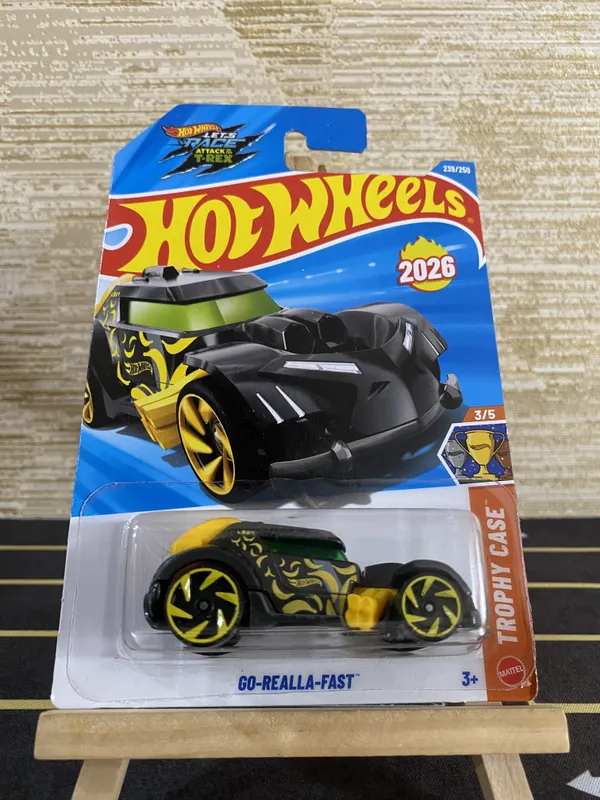 Hot_Wheels_1:64_Scale_GO_REALLA_FAST_TROPHY_CASE_3/5_BLACK_239/250